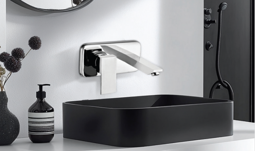 S/L Basin Mixer Wall Mounted Div. Set